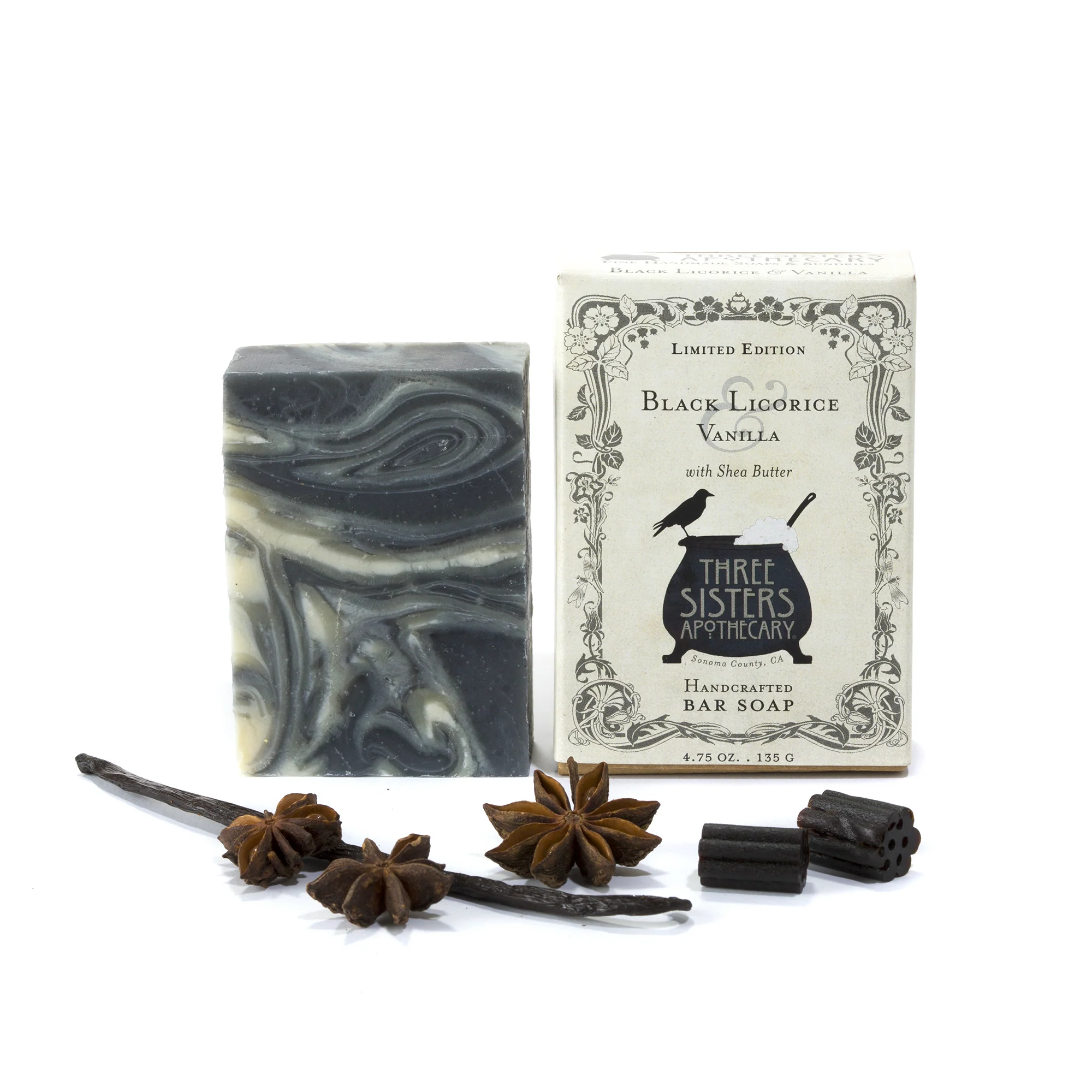 Bar Soap Black Licorice & Vanilla - Image 4