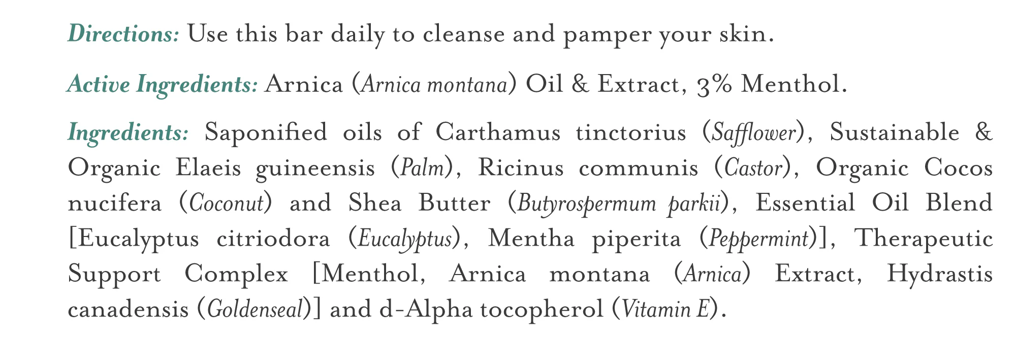 Bar Soap Therapeutic Eucalyptus & Peppermint - Image 3