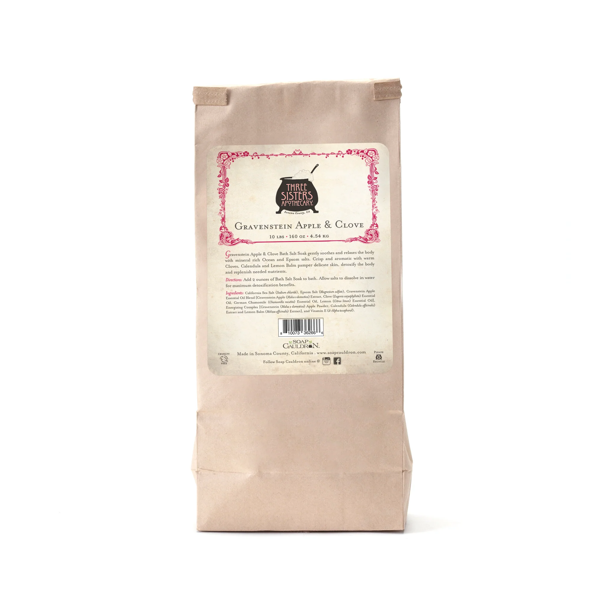 Bath Salt Soak Gravenstein Apple & Clove - Image 8