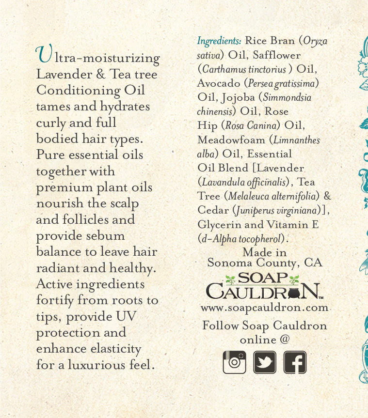 Hair Oil Lavender Tea Tree - Image 5