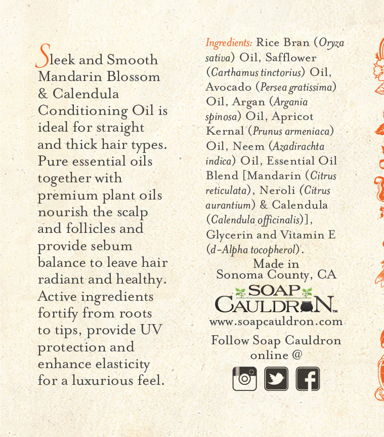 Hair Oil Mandarin Blossom & Calendula - Image 5