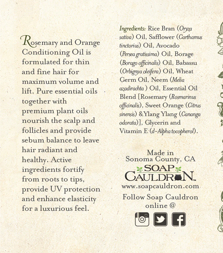 Hair Oil Rosemary & Orange - Image 5