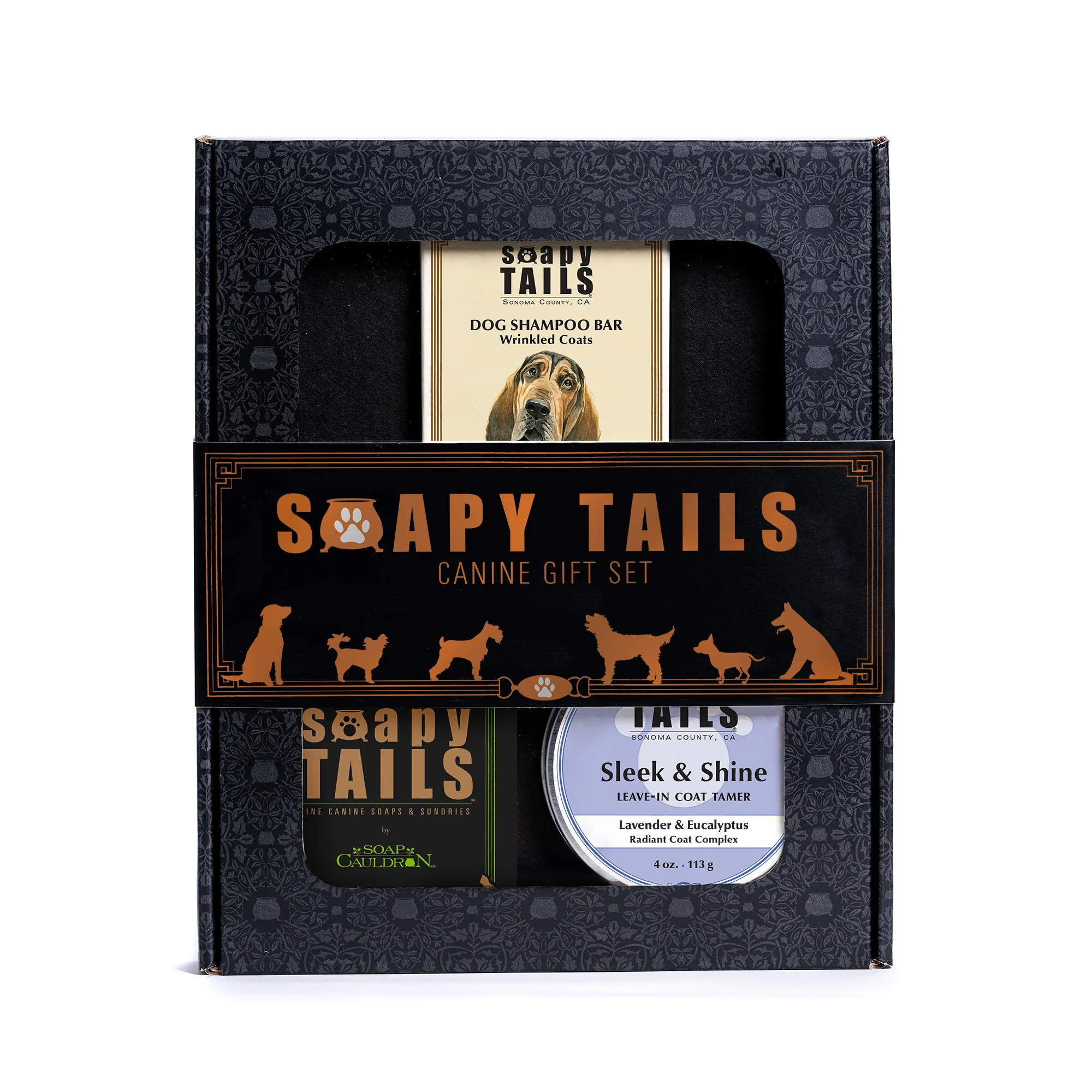 Soapy Tails Dog Boxed Gift Set Shampoo Bar & Coat Tamer - Image 7