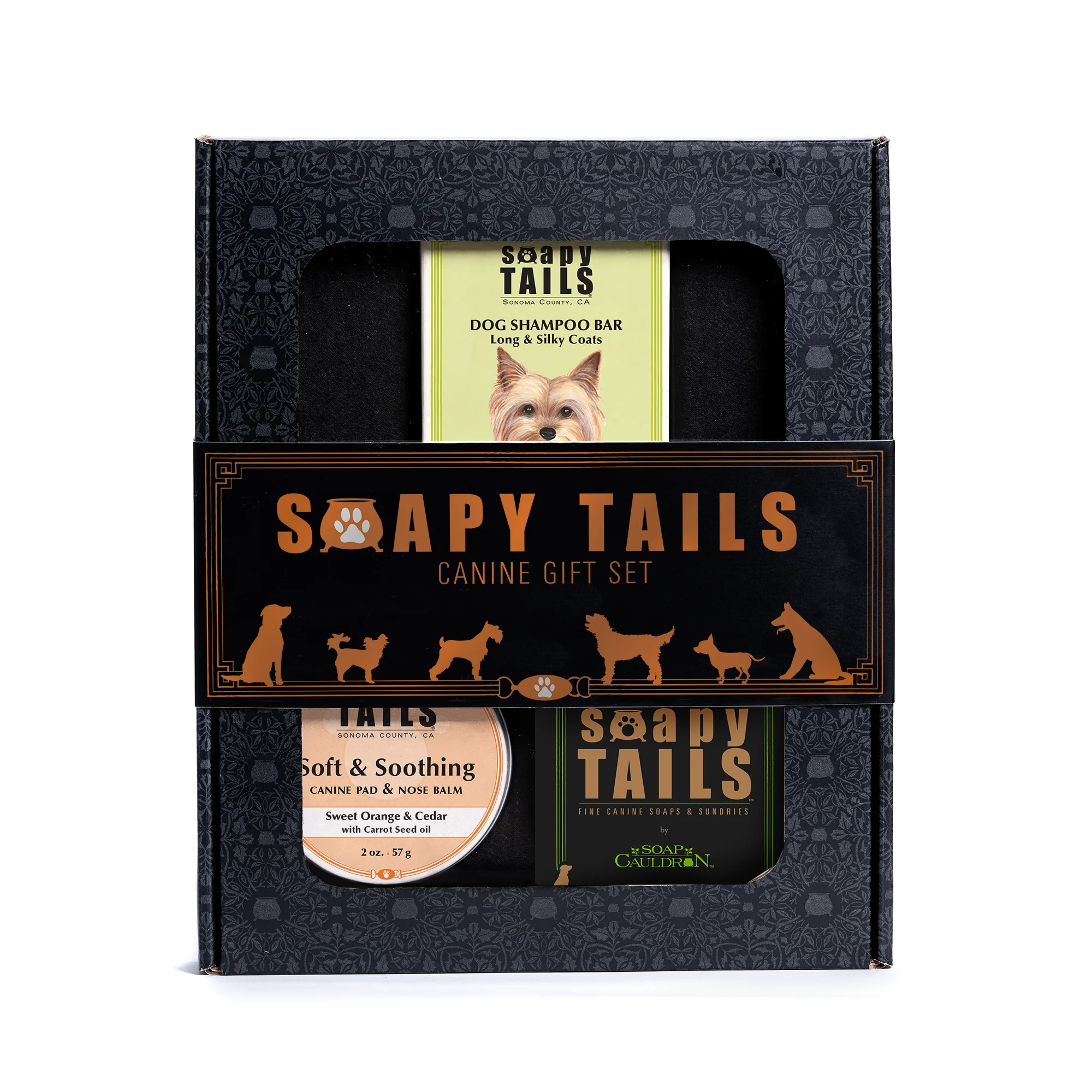 Soapy Tails Dog Boxed Gift Set Shampoo Bar & Pad Balm - Image 4