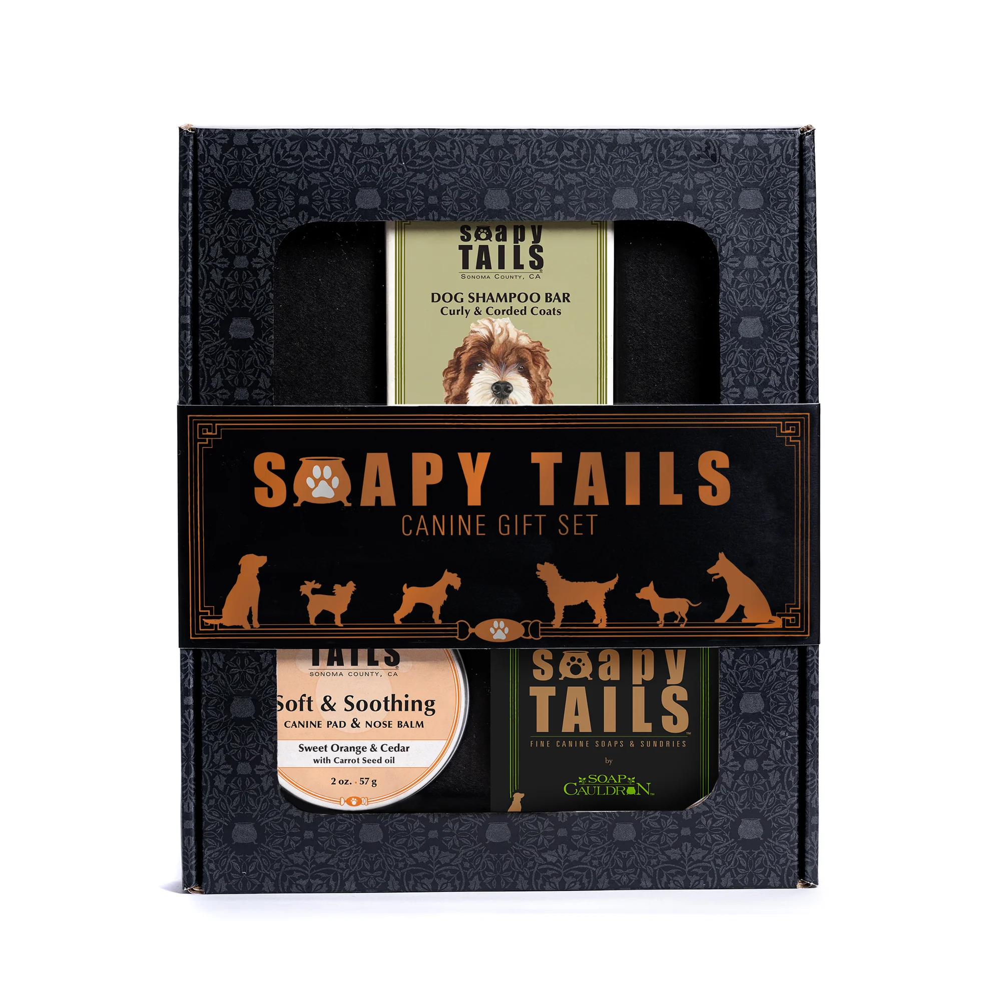 Soapy Tails Dog Boxed Gift Set Shampoo Bar & Pad Balm - Image 5