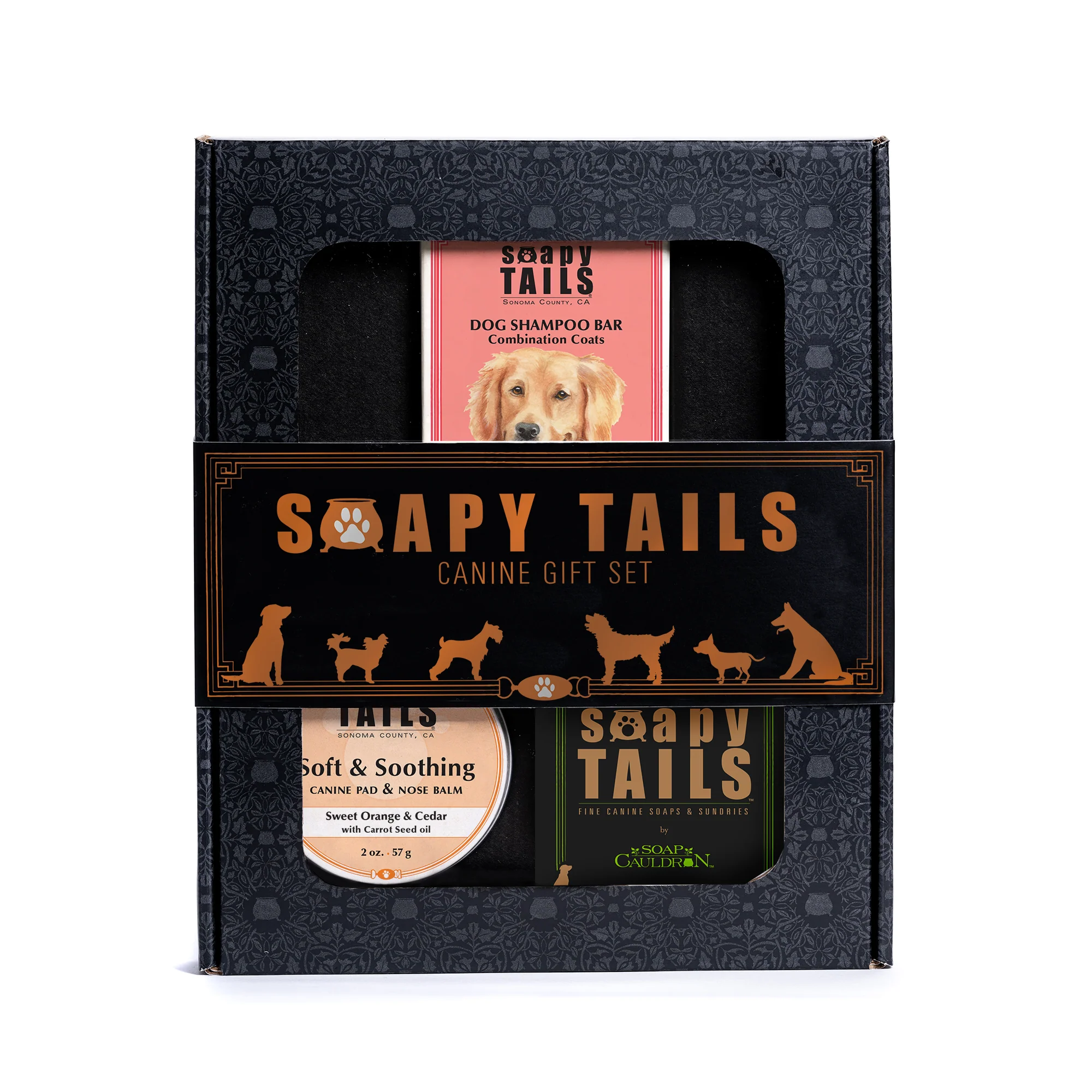 Soapy Tails Dog Boxed Gift Set Shampoo Bar & Pad Balm - Image 6