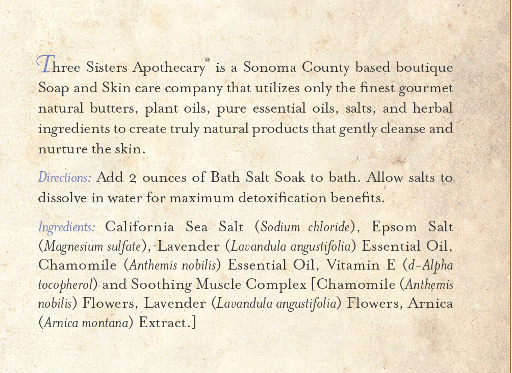 Bath Salt Soak Lavender & Chamomile - Image 4