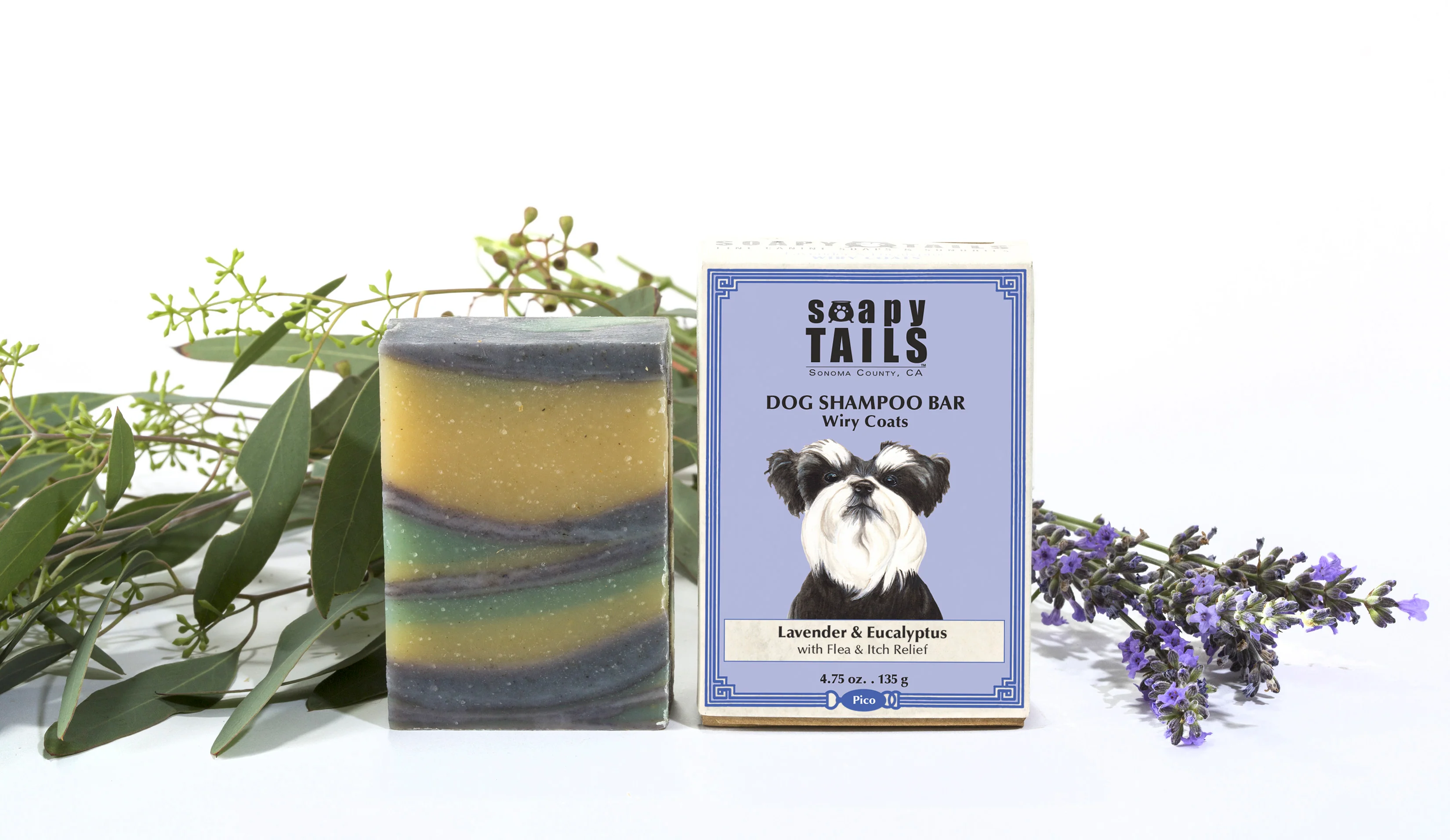 Dog Shampoo Bar Lavender & Eucalyptus Wiry Coats - Image 4