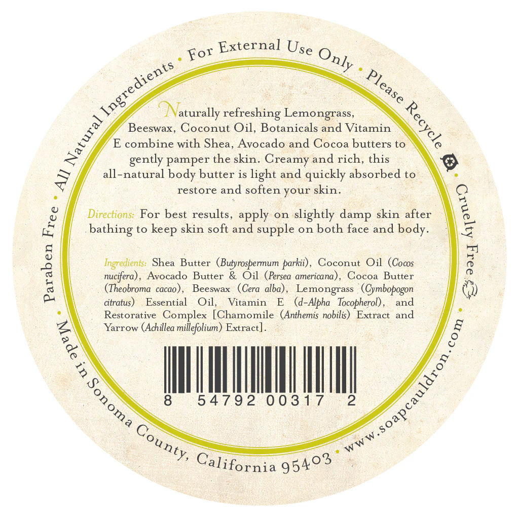 Body Butter Lemongrass - Image 3