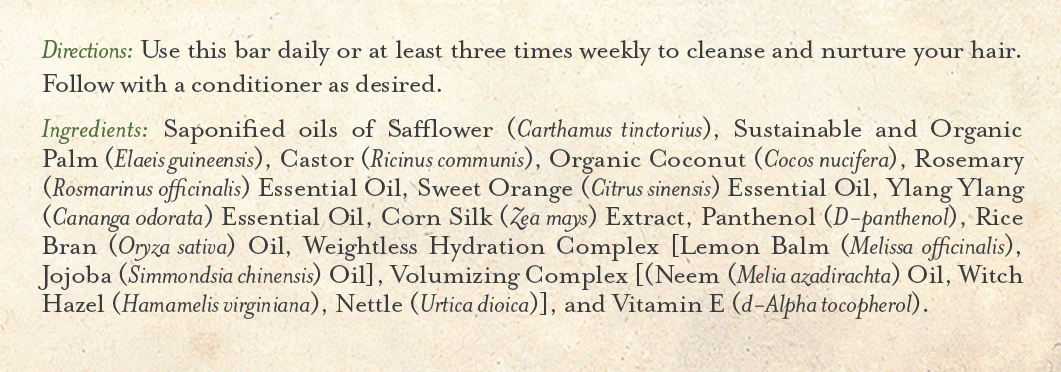Shampoo Bar Rosemary & Orange Clarifying - Image 5