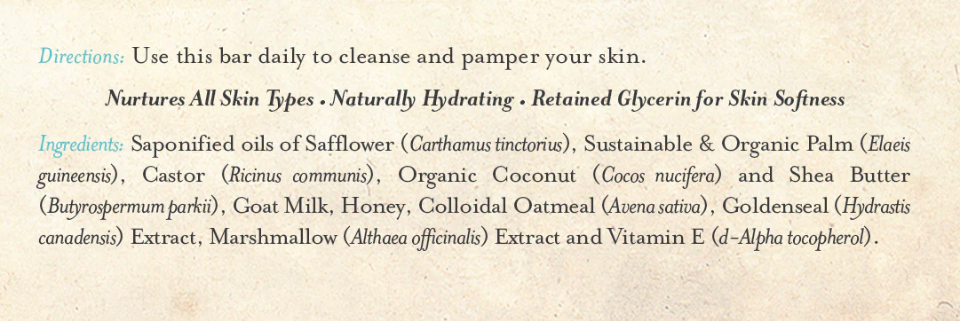 Bar Soap Unscented Goat Milk & Honey - Image 6