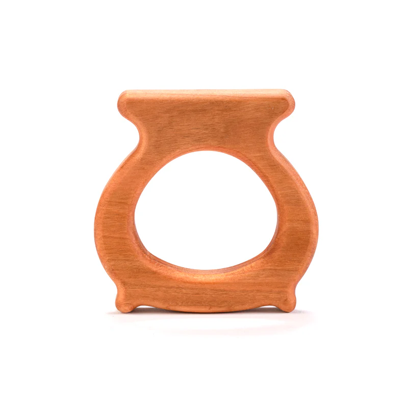 Teether - Wooden Cauldron Natural Baby - Image 4